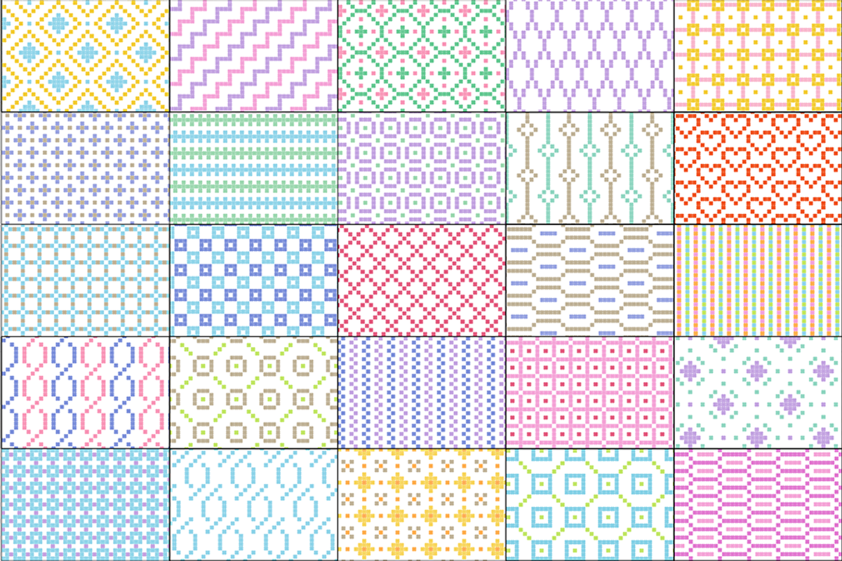 Small Seamless Geometric Patterns, a Pattern Graphic by Melissa Held ...