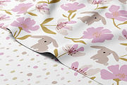 Bunny Blossom – Patterns Collection, a Pattern Graphic by PROTEA Watercolor Studio (Thumbnail 3 of 8)