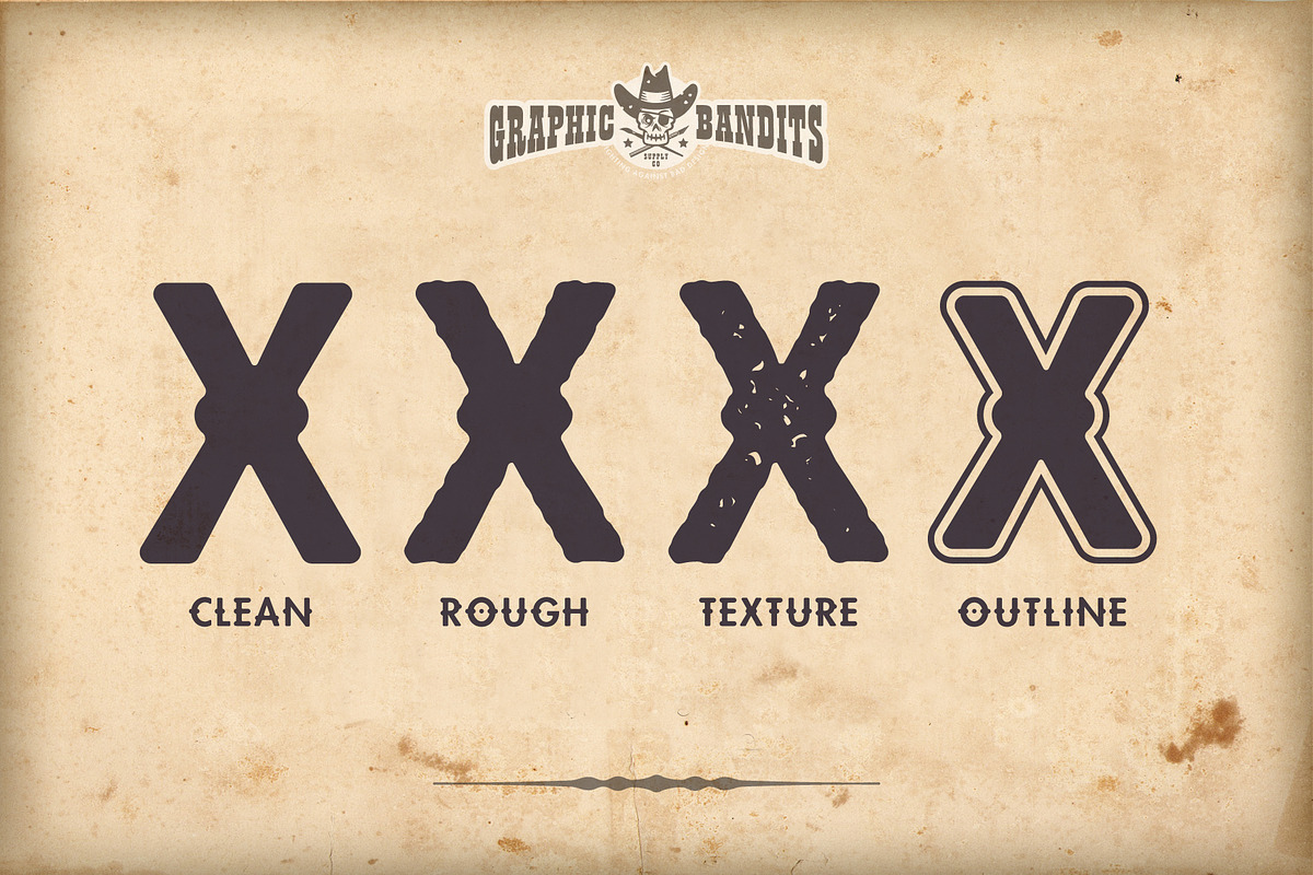 Bandit Bight - Font Family (4) preview 7