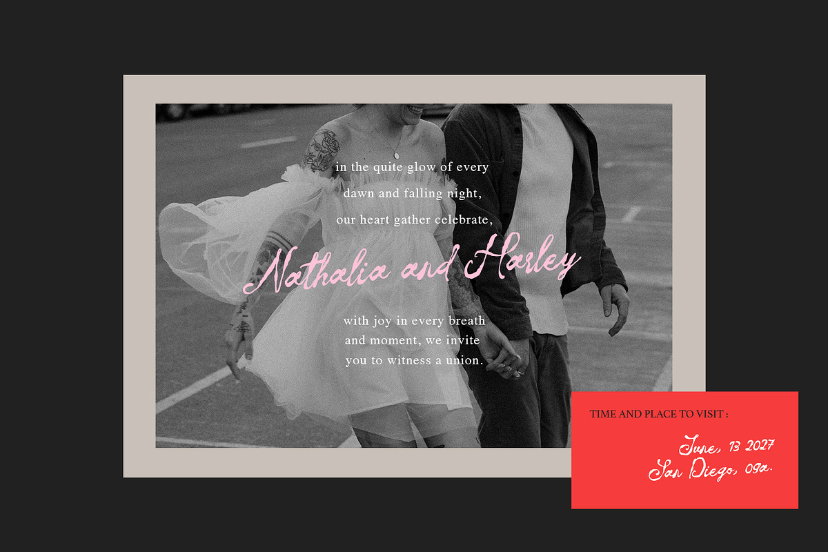 Letter of Berlin Classic Script Font, a Script Font by Myn Type (Photo 6 of 14)