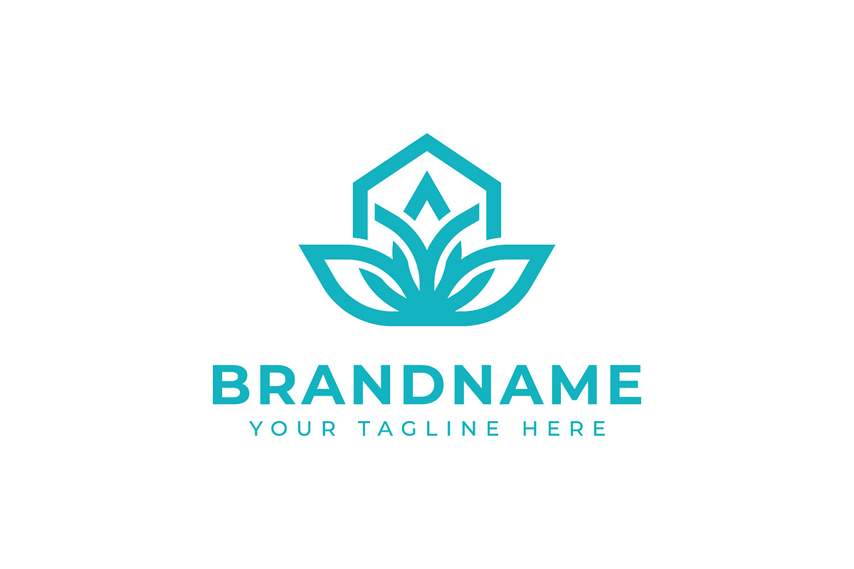 Lotus Home Logo, a Branding & Logo Template by Pray Art Design Studio
