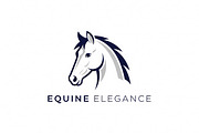 Elegant Horse Head, a Branding & Logo Template by Logocreative (Thumbnail 2 of 2)