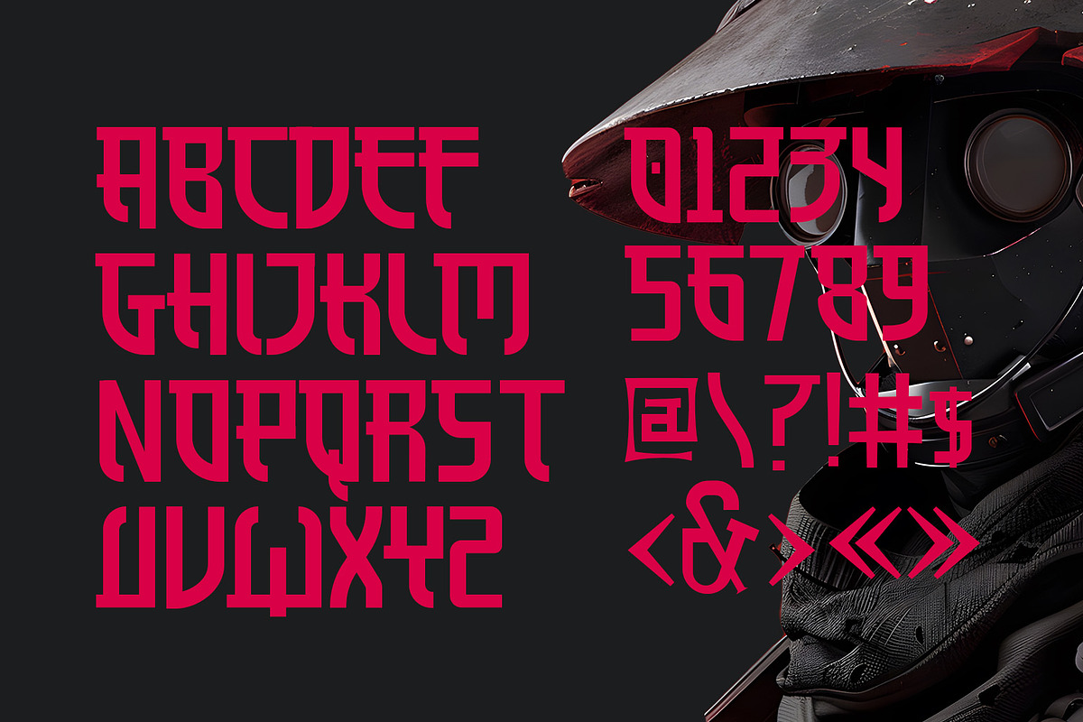 Katsu - Japanese Font Style, a Sans Serif Font by Kincrev Studio (Photo 5 of 6)