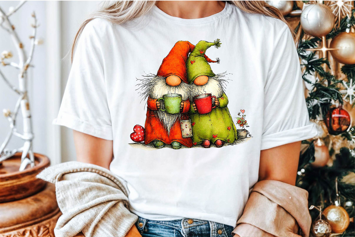 Whimsical Valentine Day Gnome Clipar, an Illustration by Sublimation Artist (Photo 5 of 6)