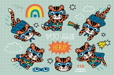Super Hero Illustration Collection