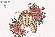 Vintage Wildflower Sublimation, an Illustration by CreationArt (Thumbnail 10 of 13)