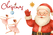 Christmas Watercolor Clip, a Decorative Illustration by Yana_mide (Thumbnail 5 of 18)