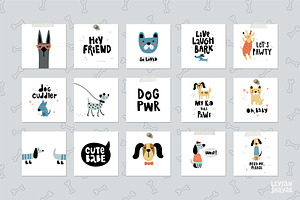 Cute Dogs Clipart Collection