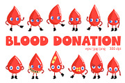 Blood Drop Characters Clipart Medic, a Healthcare Illustration by the_myro (Thumbnail 1 of 14)
