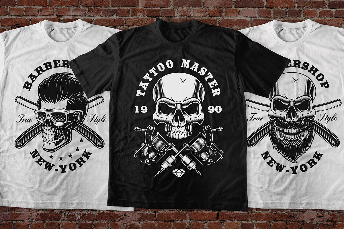 100 T-shirt Designs Bundle, an Illustration by Harry Kasyanov (Photo 26 of 37)