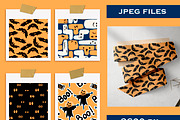 Cute Kawaii Halloween Patterns, a Pattern Graphic by Lagmar Design (Thumbnail 2 of 6)