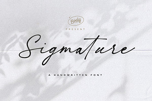 Sigmature Font