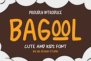 Bagool - Kids Font, a Handwritten Font by QR Design Studio (Thumbnail 1 of 9)