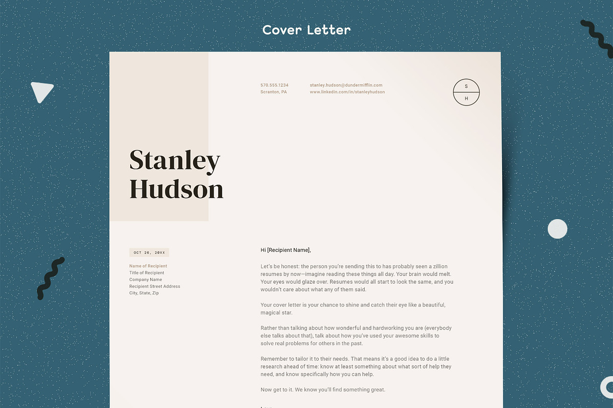 Modern Resume CV Template Design, a Resume Template by More Profesh (Photo 3 of 8)