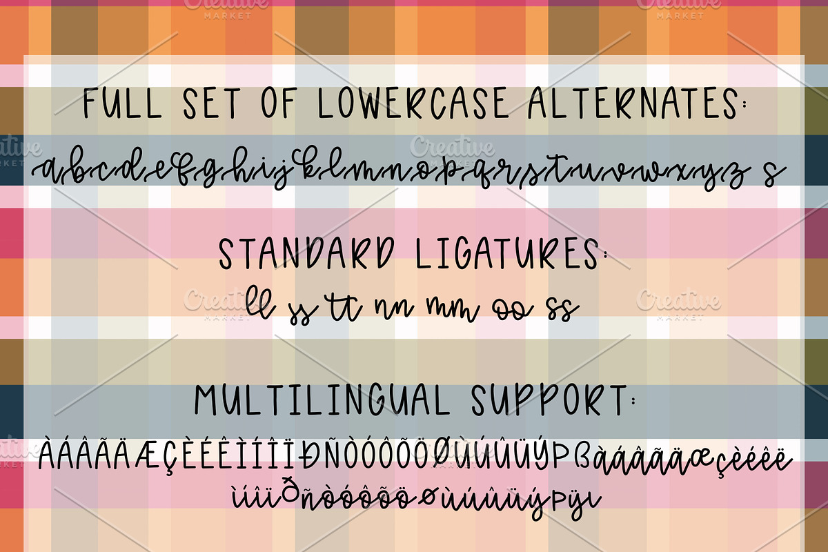 Bouncy Belle Hand lettered Font preview 5
