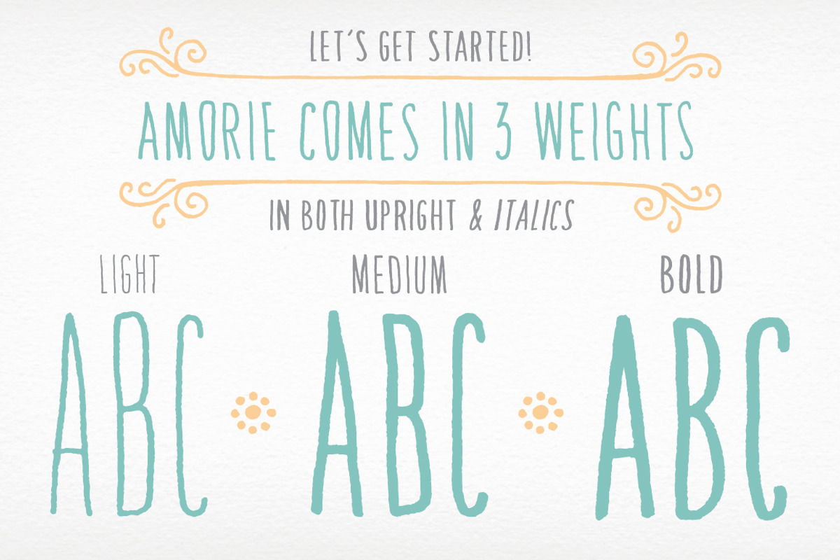 Amorie Whole Font Family 50% OFF preview 2