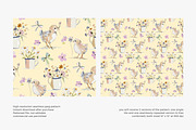 baby chick floral seamless pattern, a Pattern Graphic by Pink Studio Art (Thumbnail 2 of 4)