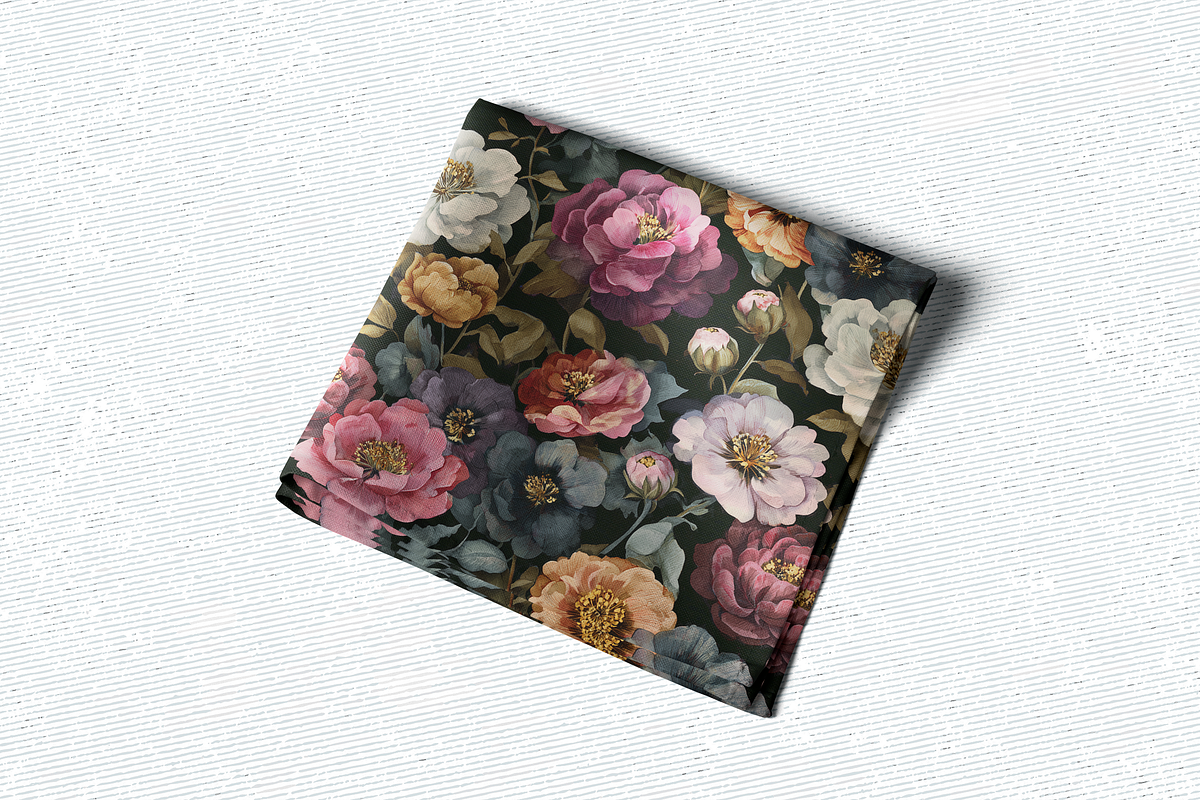 Dark Botanical Gothic Pattern Bundle, a Pattern Graphic by AYAKA Studio Co. (Photo 2 of 12)
