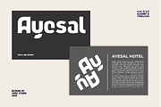 Agatic - Unique logo Corporate Font, a Sans Serif Font by Vroz Studio (Thumbnail 4 of 10)