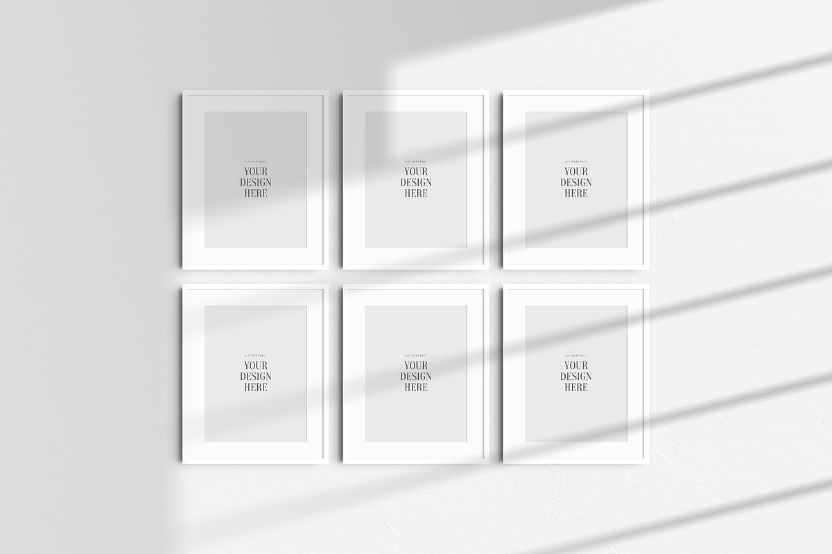 Frame Mockup BUNDLE 4:5 Portrait, a Product Mockup by DESIGN BY nube (Photo 10 of 15)