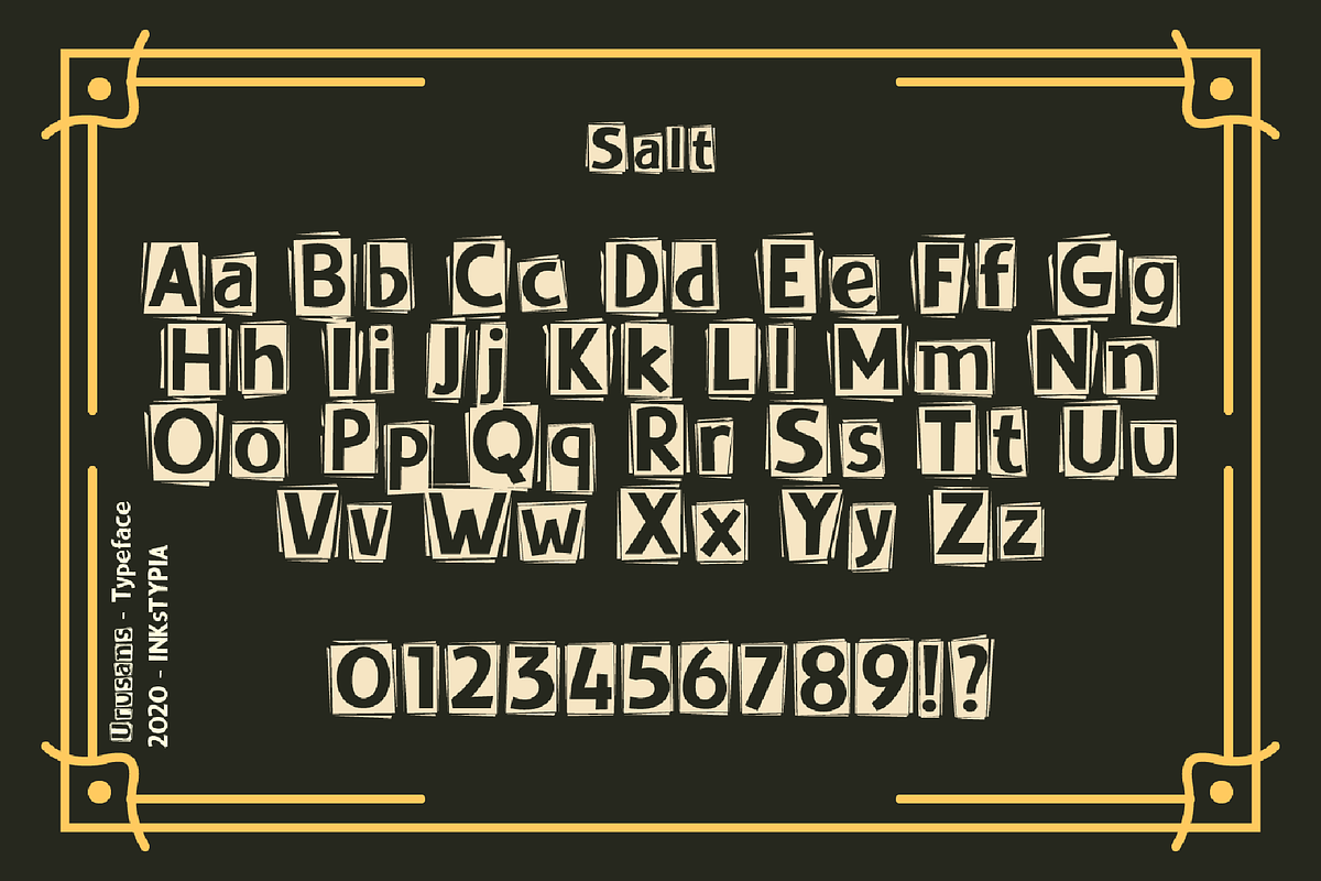 Urusans, a Sans Serif Font by INKsTYPIA (Photo 3 of 9)