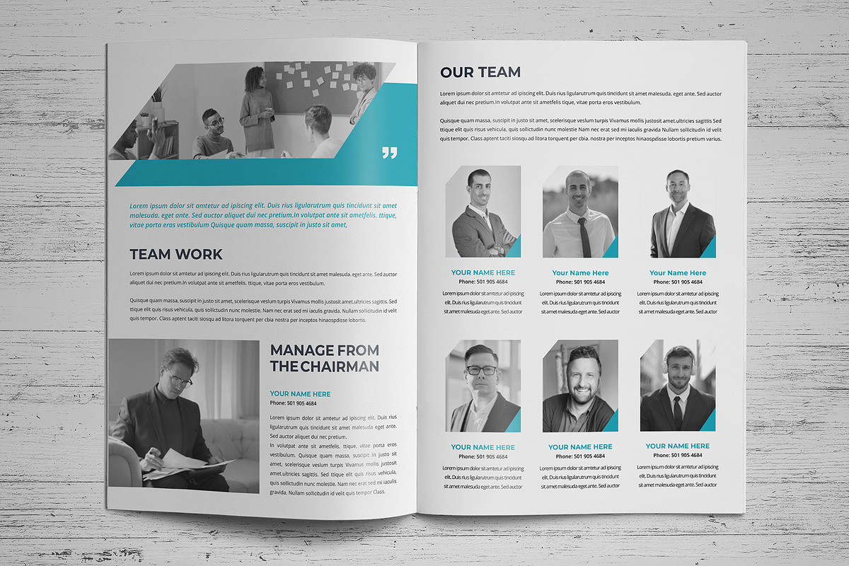 Company Profile Template v2, a Brochure Template by SamiSimply7 (Photo 4 of 7)