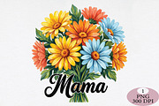 Mama PNG With Flowers, an Illustration by Daily.Designs (Thumbnail 1 of 5)