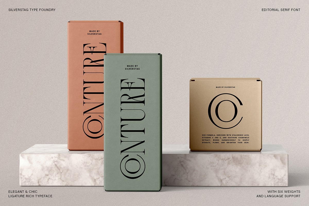 Cosmic Solace - Ligature Typeface, a Serif Font by SilverStag Type Foundry (Photo 13 of 30)