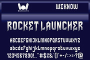 Aeroplane font, a Font by weknow (Thumbnail 3 of 9)