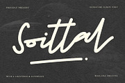 Soittal Signature Script Font, a Script Font by Maulana Creative (Thumbnail 1 of 7)