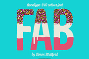 Display Font — Fab Ice Lolly, a Sans Serif Font by Itsmesimon (Thumbnail 1 of 10)