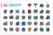 3,600 Icons x3 Styles, an Outline Icon by monkik (Thumbnail 91 of 299)
