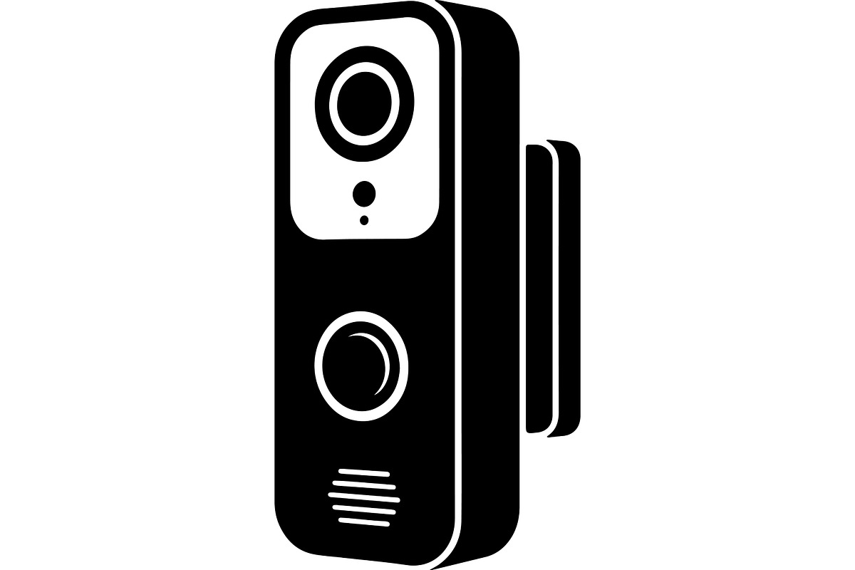 Smart doorbell and entry device, a Technology Illustration by jahid234 (Photo 9 of 11)
