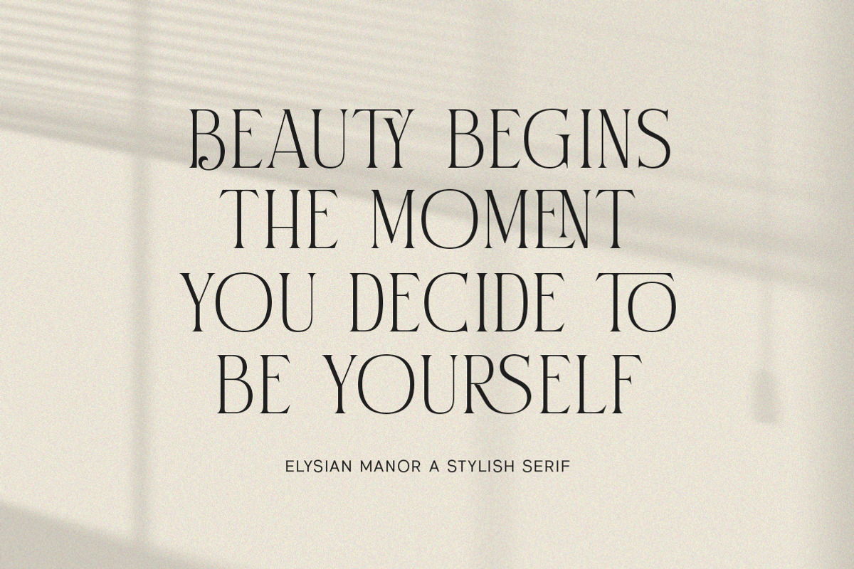 Elysian Manor - Stylish Serif, a Serif Font by Letterhend Studio (Photo 4 of 9)