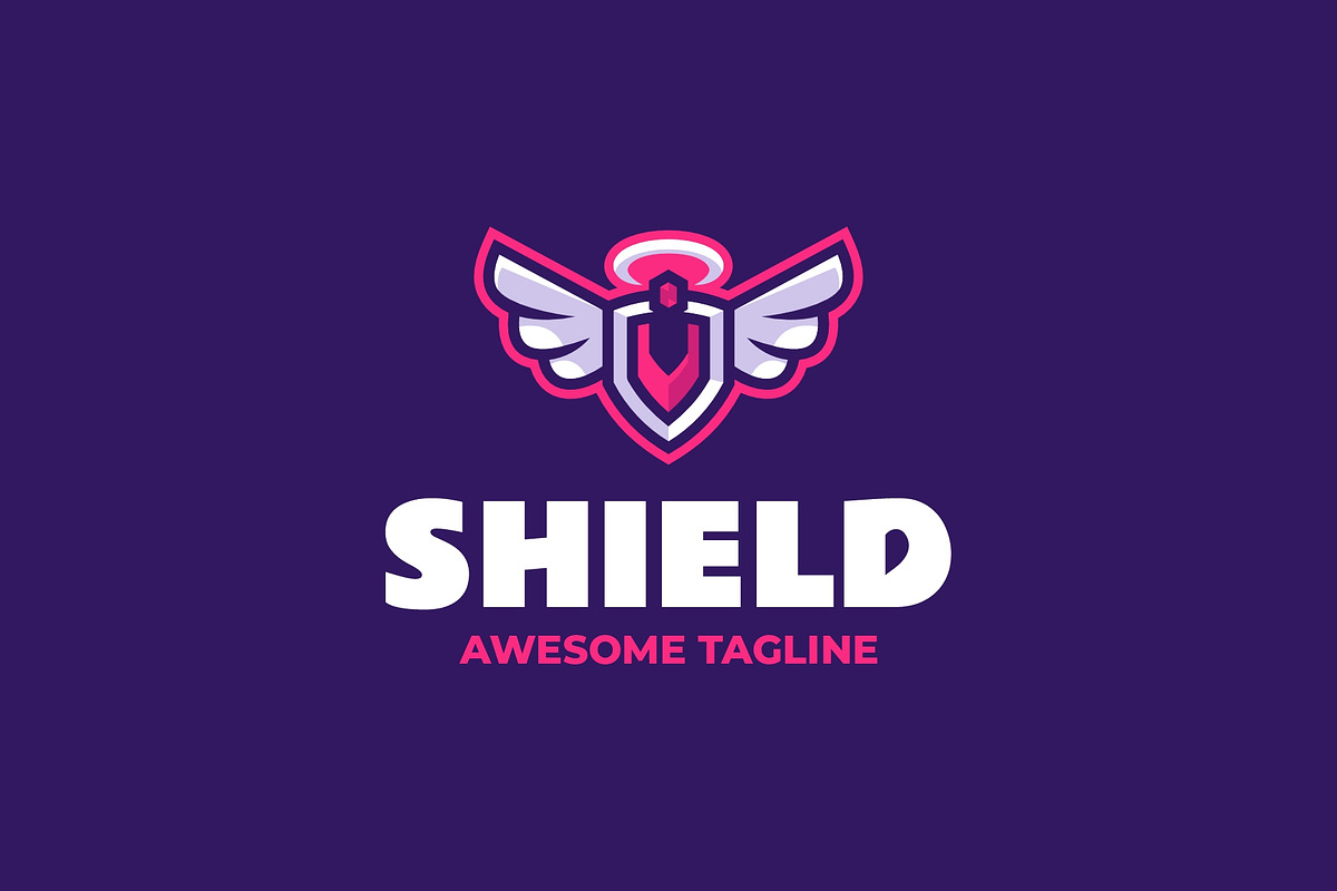 Shield Simple Mascot Logo, a Branding & Logo Template by Artnivora.Std