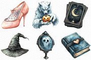 Sepia Coquette Halloween Clipart, an Illustration by Craft Nest (Thumbnail 5 of 6)
