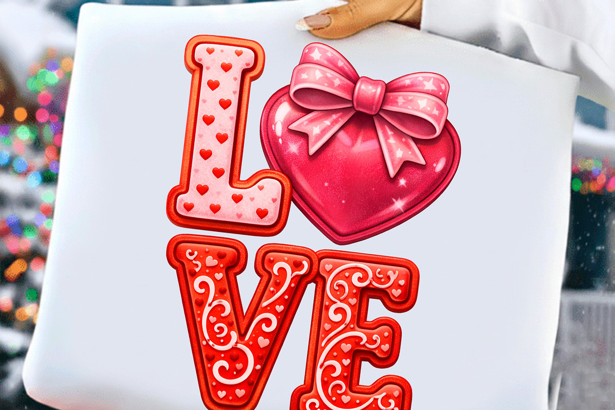 Preppy Coquette Valentine's Day Love, an Illustration by DreamCafeArt (Photo 5 of 8)