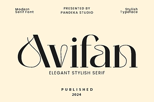 Avifan - Elegant Serif Font