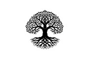 Tree Silhouette Vector Bundle, an Illustration by musafir_fashion (Thumbnail 9 of 51)