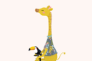Cute giraffe vector.Animal pattern., an Animal Illustration by StudioLondon (Thumbnail 3 of 4)