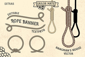 Sailor Mate's Rope Brushes V