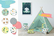 Cute safari set print and pattern, an Animal Illustration by Piixypeach (Thumbnail 6 of 10)