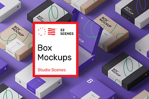 Box Mockup Bundle - Mailing Box, a Packaging Mockup by Mr.Mockup™