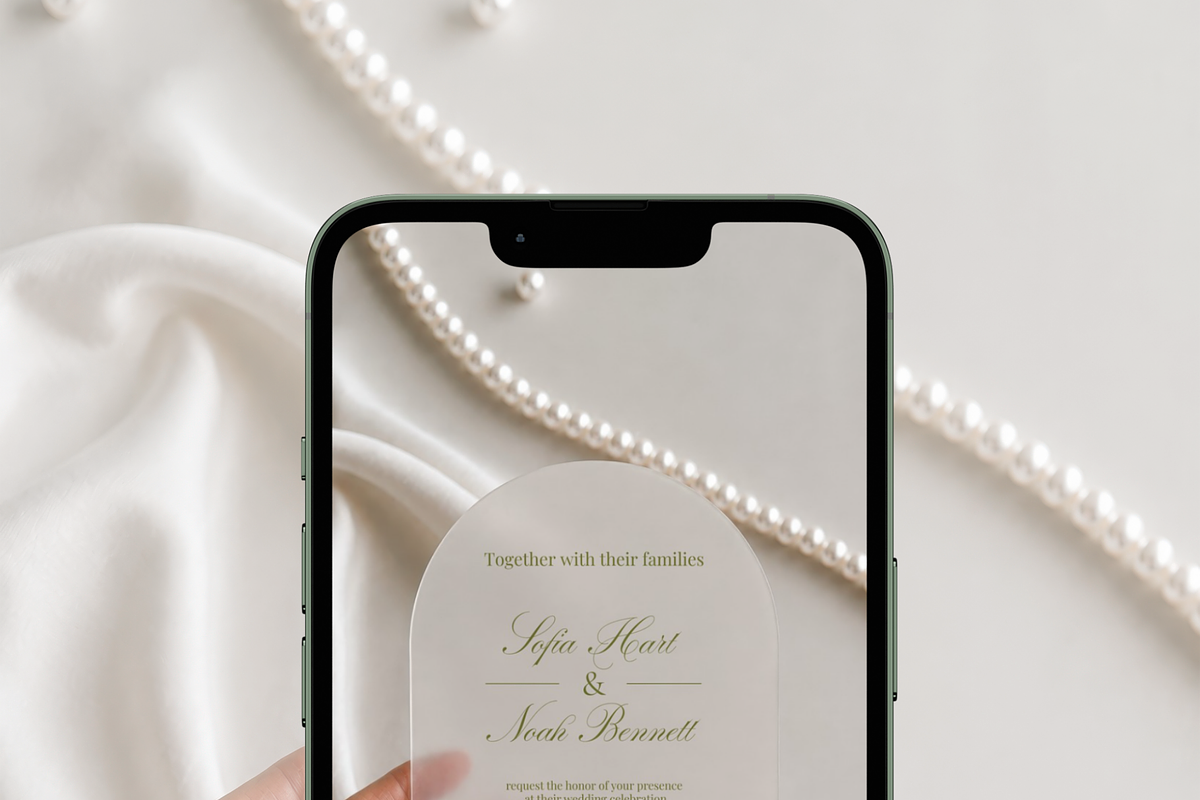 5x7 Acrylic Arch Invitation Mockup, an Advertising Mockup by Serenefeeling (Photo 6 of 7)