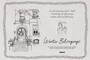 Winter Belongings: Holiday Line Art, a Seasonal Illustration by Purple (Thumbnail 3 of 15)