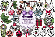 Spooky Christmas - PNG illustrations, a Seasonal Illustration by Sonch' s Curiosities (Thumbnail 1 of 4)