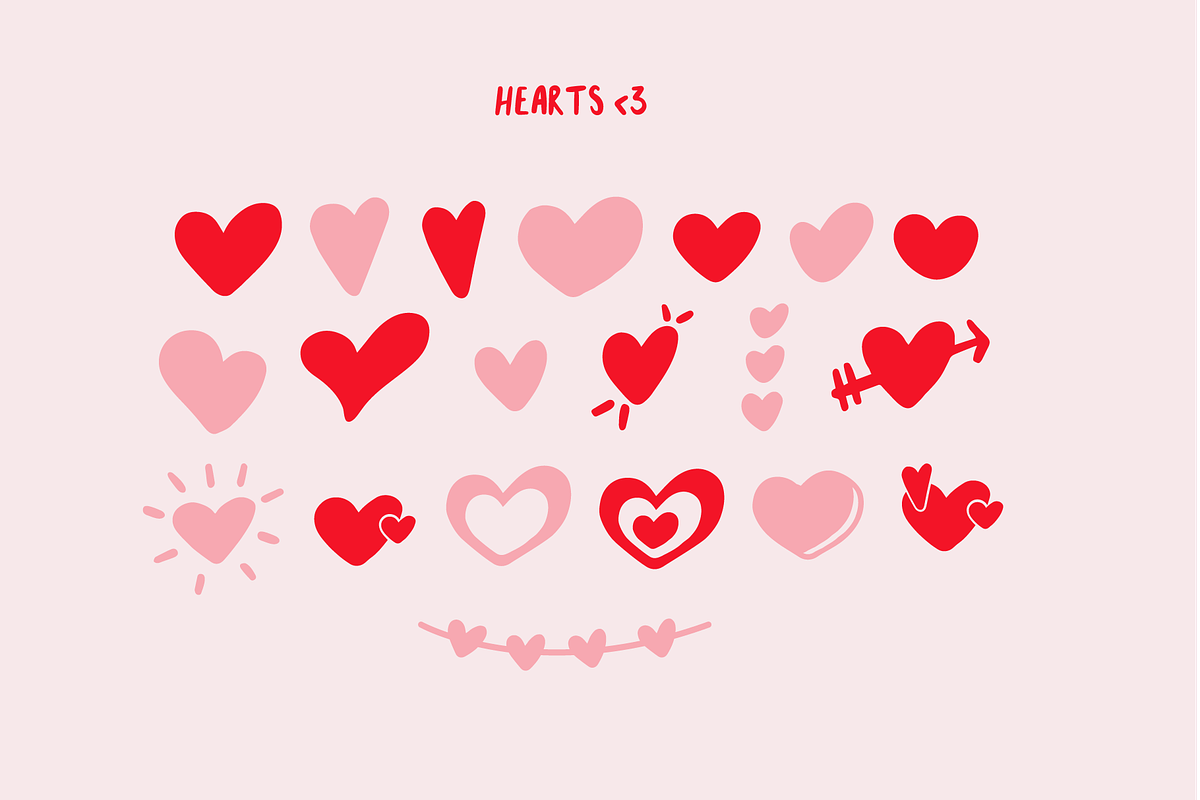 Valentine Font + Illustration Bundle, a Font by Forth and Wild (Photo 9 of 14)