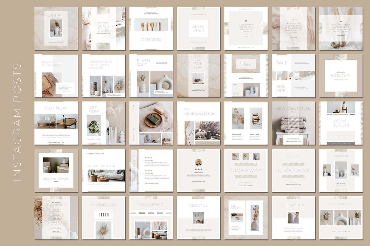 Vanilla Social Media Kit for Canva, a Social Media Template by SlideStation (Photo 5 of 12)