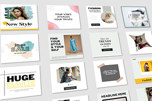 Fashion Instagram Template Canva