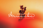 Arunika | Handwriting Font, a Script Font by MustofaCreative (Thumbnail 1 of 5)